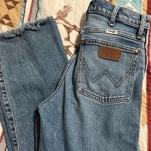 Runs small fits great. Small rip in the lower pocket